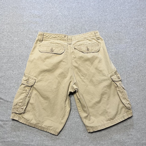 Lee Shorts Mens 30 (32 Tag) Beige Cargo 11" Inseam Midrise Outdoor Canvas - Picture 2 of 10